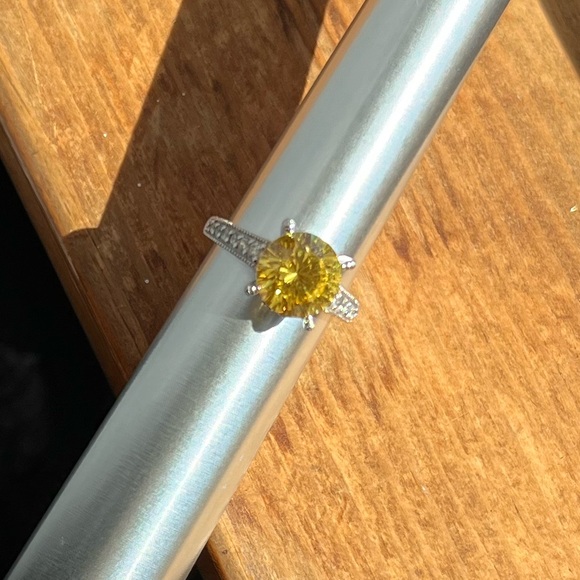 Bella Luce - Dillenium Cut Yellow Diamond Stimulant Ring - Size 5.25 - Picture 5 of 9